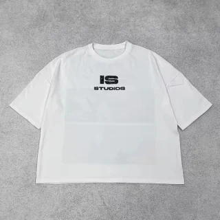 Men's oversized boxy-fit heavyweight cotton T-shirt · 1