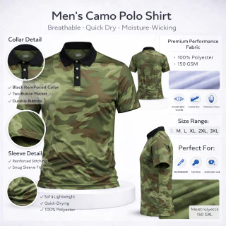 Polo slim fit ad asciugatura rapida · 2