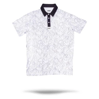 Polo da uomo in poliestere/elastan · 4