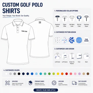 Polyester/spandex polo shirt · 4