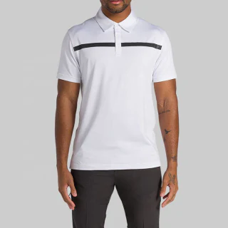 Polyester/spandex polo shirt · 1