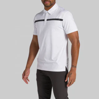 Polyester/spandex polo shirt · 2