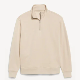 Sweat à capuche 1/4 zippé en coton pour homme · 2