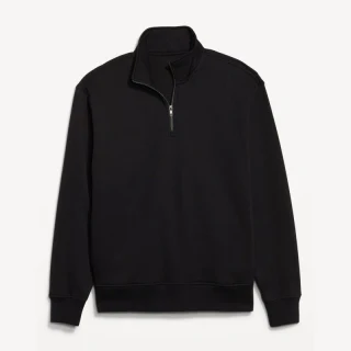 Sweat à capuche 1/4 zippé en coton pour homme · 4