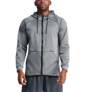 Herren-Kapuzenpullover aus Baumwolle mit Reißverschluss · 2