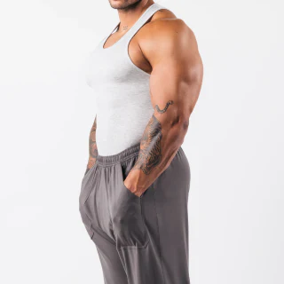 Men's slim-fit cotton/spandex tank top · 5