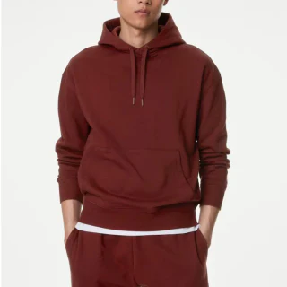 Men's oversized heavyweight cotton hoodie · 4