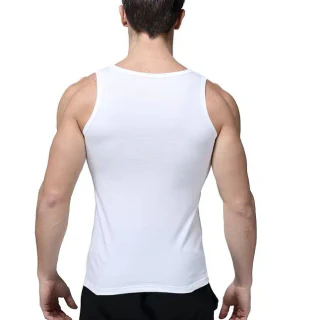 Camiseta de tirantes de algodón de secado rápido para hombre. · 2