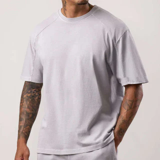 Camiseta masculina de algodão/poliéster · 6