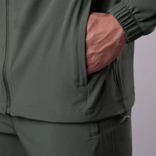 Men's lightweight zip-up polyester tracksuit · 5