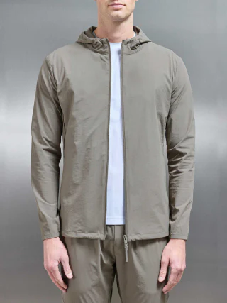 Men's slim-fit lightweight nylon jacket · 4
