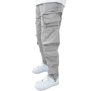 Pantalon de jogging cargo zippé en polyester pour homme · 6