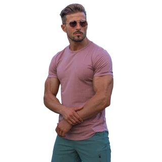 Camiseta de algodão/poliéster · 2