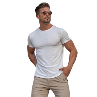 Camiseta de algodão/poliéster · 3