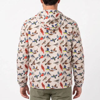 Men's quarter-zip long-sleeve hoodie · 2