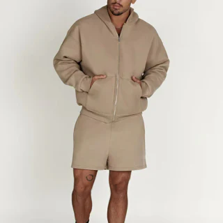 Unisex heavyweight zip-up tracksuit · 2