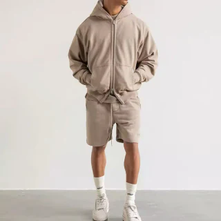 Unisex heavyweight zip-up tracksuit · 4