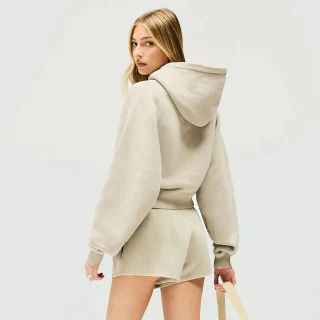 Sweat à capuche en coton pour femme · 5