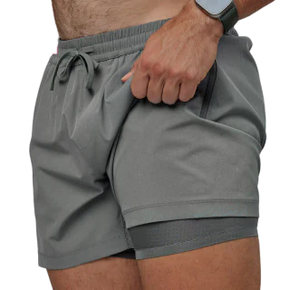 Pantaloncini da uomo in nylon/elastan · 1