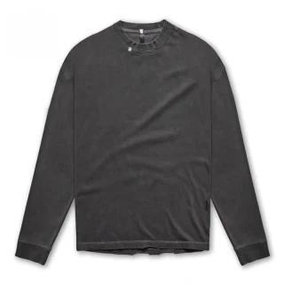 Men's heavyweight long-sleeve crew-neck T-shirt · 3