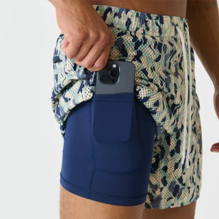 Pantaloncini da uomo in poliestere · 1
