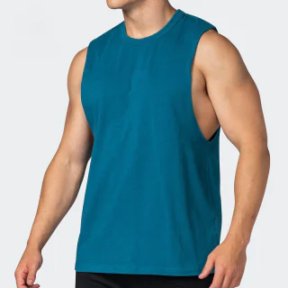 Men's heavyweight sleeveless cotton tank top · 5