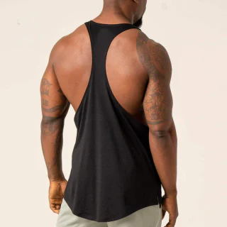 Camiseta sin mangas de secado rápido para hombre. · 2
