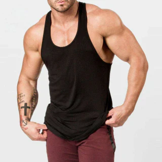 Camiseta sin mangas de secado rápido para hombre. · 5