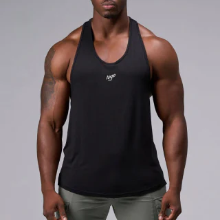 Schnell trocknendes, leichtes Tanktop aus Polyester/Spandex für Herren · 1