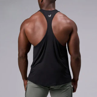 Schnell trocknendes, leichtes Tanktop aus Polyester/Spandex für Herren · 2