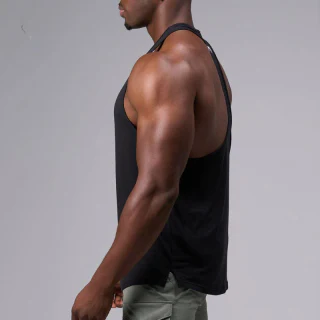 Schnell trocknendes, leichtes Tanktop aus Polyester/Spandex für Herren · 3