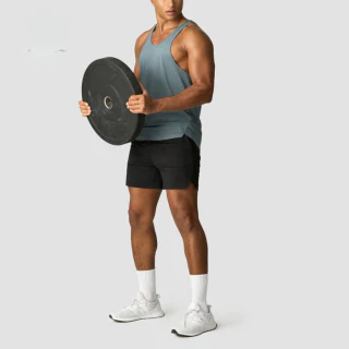 Camiseta sin mangas de spandex para hombre · 3