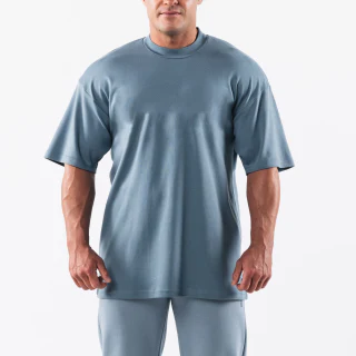 Men's oversized heavyweight cotton T-shirt · 3
