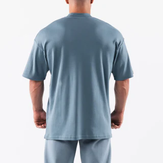 Men's oversized heavyweight cotton T-shirt · 4