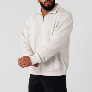 Men's lightweight quarter-zip sweatshirt · 330 GSM · 2