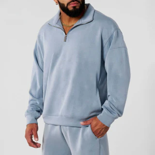 Men's lightweight quarter-zip sweatshirt · 330 GSM · 4