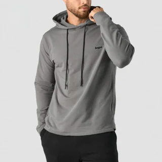 Sudadera con capucha de algodón para hombre. · 1