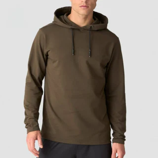 Sudadera con capucha de algodón para hombre. · 4
