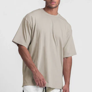 Men's oversized cotton/spandex shirt · 3