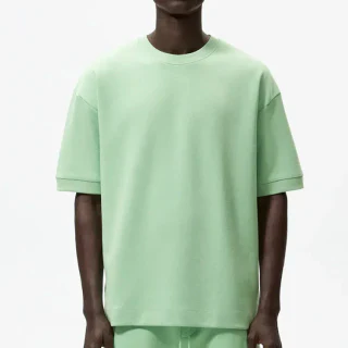 Men's oversized crew-neck cotton sweatshirt · 1