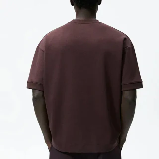 Men's oversized crew-neck cotton sweatshirt · 5