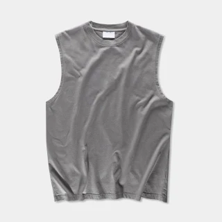 Débardeur homme sans manches en coton/polyester à séchage rapide · 3