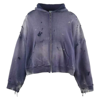 Kapuzenpullover aus Baumwolle mit Säurewaschung · 3