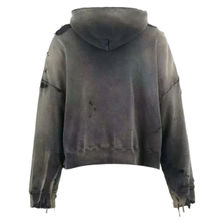 Kapuzenpullover aus Baumwolle mit Säurewaschung · 5