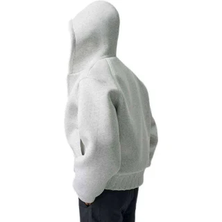 เสื้อฮู้ดแบบมีซิปทรงกล่องพอดีตัว · 2