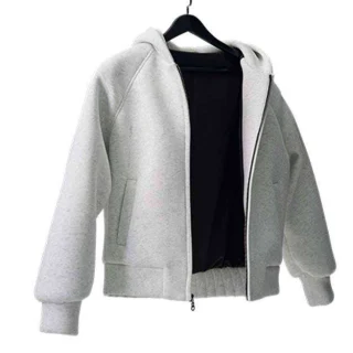 เสื้อฮู้ดแบบมีซิปทรงกล่องพอดีตัว · 6