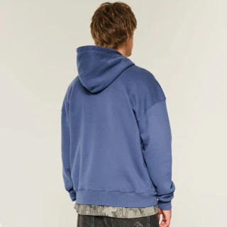 Sweat à capuche oversize en coton pour hommes · 450 GSM · 3