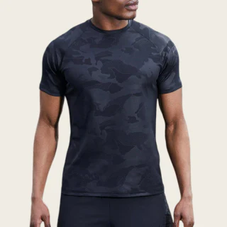 T-shirt da uomo in poliestere/elastan ad asciugatura rapida · 4