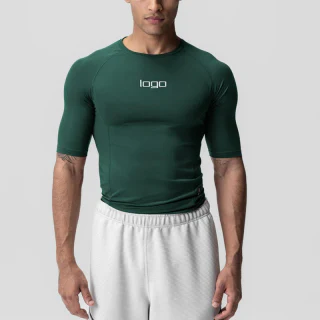 Camiseta raglán slim fit de secado rápido para hombre · 1