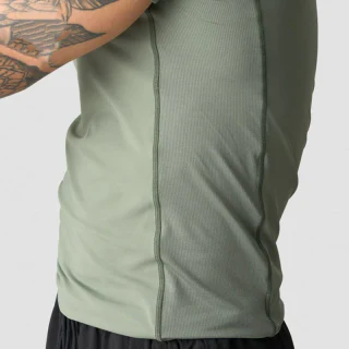 Camiseta de hombre slim fit de poliéster/spandex raglán con cuello redondo · 4